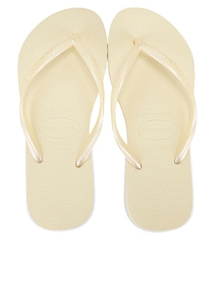 Havaianas Slim Sandal In Buttercream | Slightly Used